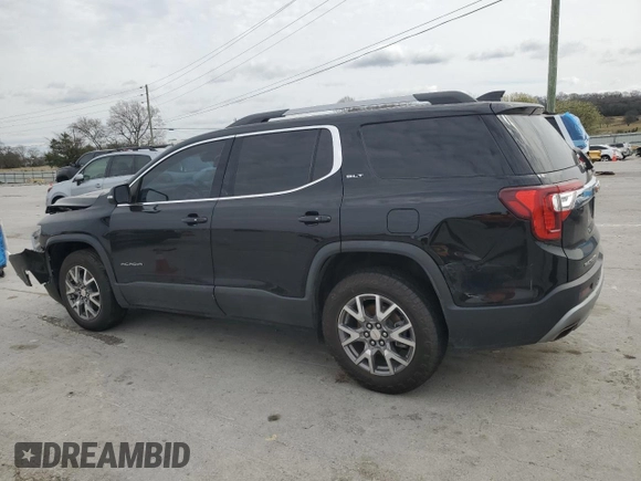 2021 GMC Acadia SLT with VIN 1GKKNMLS7MZ147596, listed as a Copart auction lot 49845235 with 34,977 mi miles and Salvage title. Bid and sale history available at DreamBid. Image 2.