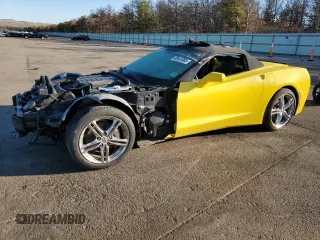 2017 Chevrolet Corvette 3LT with VIN 1G1YF3D79H5115049, listed as a Copart auction lot 48441085 with 73,675 mi miles and Salvage Title. Bid and sale history available at carsss.com. Image 1.