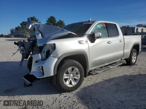 2022 GMC Sierra 1500 Limited SLE with VIN 1GTR9BED5NZ113756, listed as a Copart auction lot 82408914 with 0 mi miles and Salvage Title. Bid and sale history available at carsss.com. Image 1.