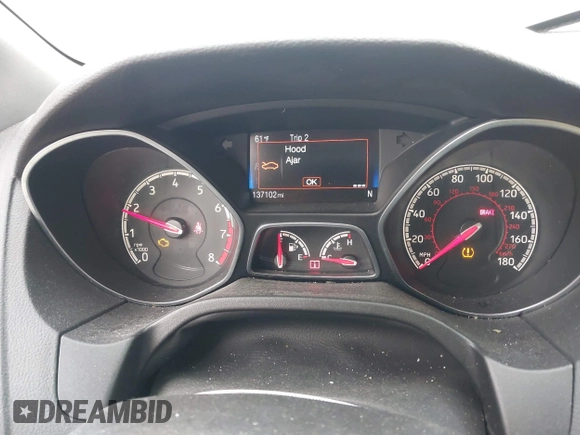 2017 Ford Focus ST with VIN 1FADP3L9XHL283306, listed as a IAAI auction lot 41945299 with 137,102 mi miles and . Bid and sale history available at carsss.com. Image 7.