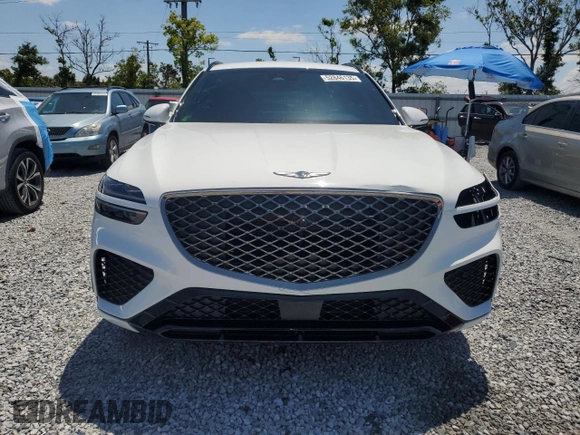 2025 Genesis GV70 Sport with VIN 5NMMCDTCXSH020362, listed as a Copart auction lot 52846135 with 7,124 mi miles and Non repairable. Bid and sale history available at DreamBid. Image 5.