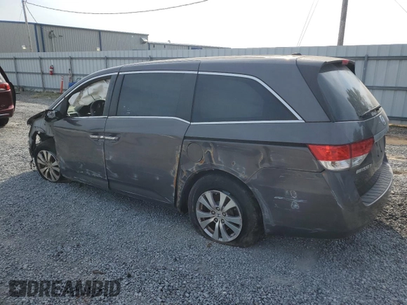 2016 Honda Odyssey SE with VIN 5FNRL5H38GB091380, listed as a Copart auction lot 55408255 with 128,974 mi miles and Salvage Title. Bid and sale history available at DreamBid. Image 2.