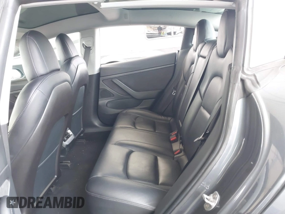 2020 Tesla Model 3 Standard Range Plus with VIN 5YJ3E1EA8LF743405, listed as a IAAI auction lot 41923592 with 81,901 mi miles. Bid and sale history available at carsss.com. Image 8.