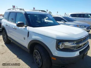 2024 Ford Bronco Sport Big Bend with VIN 3FMCR9B65RRE48302, listed as a IAAI auction lot 41840811 with 8,308 mi miles. Bid and sale history available at carsss.com. Image 1.