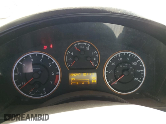 2008 Nissan Titan XE with VIN 1N6BA06C18N305929, listed as a Copart auction lot 86313274 with 194,247 mi miles and Salvage title. Bid and sale history available at DreamBid. Image 9.
