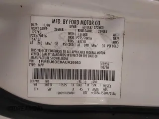 2010 Ford Explorer XLT with VIN 1FMEU6DE8AUA26953, listed as a IAAI auction lot 42169243 with 151,302 mi miles. Bid and sale history available at carsss.com. Image 9.