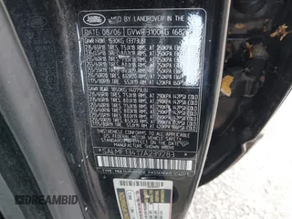 2007 Land Rover Range Rover SC with VIN SALMF13417A239283, listed as a IAAI auction lot 41014442 with Not provided miles and . Bid and sale history available at DreamBid. Image 9.