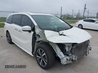 2019 Honda Odyssey Elite with VIN 5FNRL6H96KB022514, listed as a IAAI auction lot 41867864 with 62,749 mi miles and . Bid and sale history available at DreamBid. Image 1.