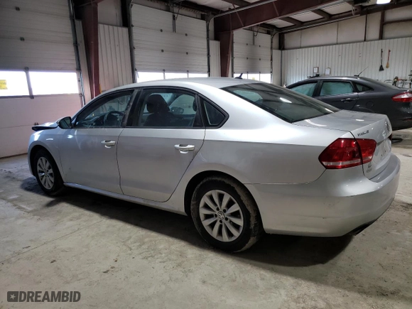 2012 Volkswagen Passat S w/Appearance with VIN 1VWAH7A38CC048859, listed as a Copart auction lot 44483485 with 182,959 mi miles and Salvage Title. Bid and sale history available at carsss.com. Image 2.