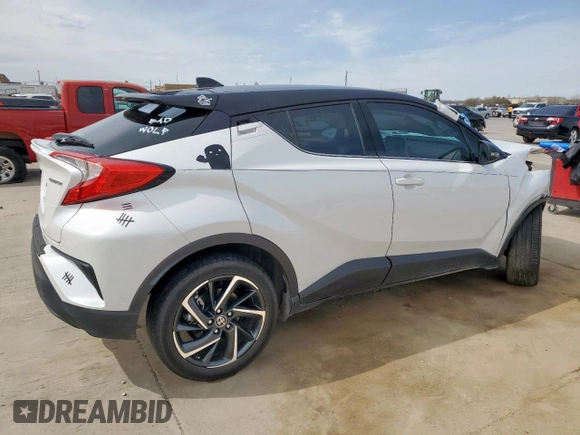 2022 Toyota C-HR XLE with VIN NMTKHMBX6NR146554, listed as a Copart auction lot 48039255 with 41,298 mi miles and Salvage Title. Bid and sale history available at carsss.com. Image 3.