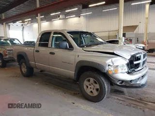 2004 Dodge 1500 SLT with VIN 1D7HU18N14S787506, listed as a IAAI auction lot 41580715 with 132,849 mi miles. Bid and sale history available at carsss.com. Image 1.