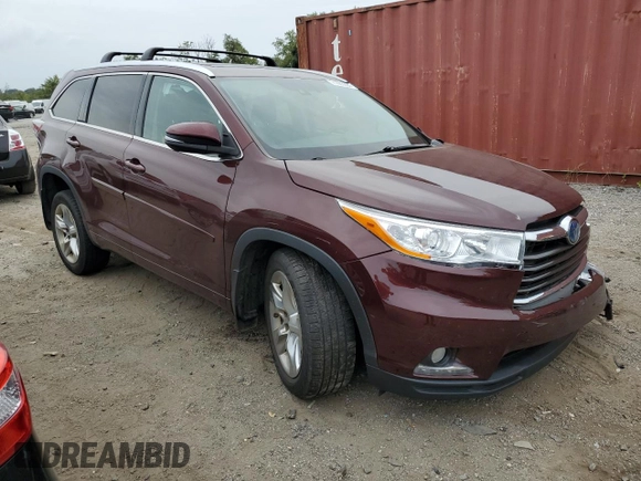 2015 Toyota Highlander Hybrid Limited with VIN 5TDDCRFH0FS009944, listed as a Copart auction lot 71665924 with 151,013 mi miles and Salvage Title. Bid and sale history available at carsss.com. Image 4.