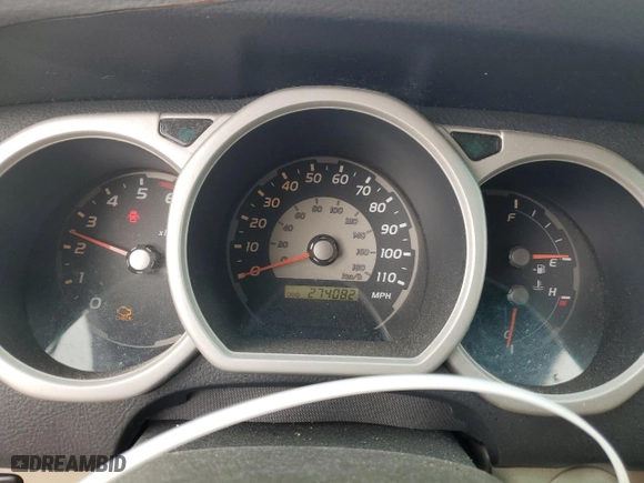 2005 Toyota 4Runner SR5 with VIN JTEZU14R250044370, listed as a Copart auction lot 49092335 with 274,082 mi miles and Salvage Title. Bid and sale history available at carsss.com. Image 9.