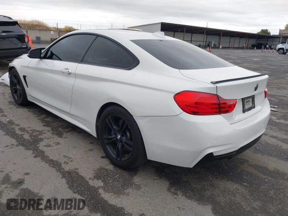 2014 BMW 4 Series 428i xDrive with VIN WBA3N5C56EK196702, listed as a IAAI auction lot 40934482 with 120,292 mi miles. Bid and sale history available at carsss.com. Image 3.