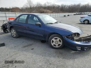2001 Chevrolet Cavalier LS with VIN 1G1JF524817357637, listed as a Copart auction lot 47630445 with 72,534 mi miles and Salvage Title. Bid and sale history available at DreamBid. Image 4.