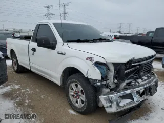 2019 Ford F-150 XL with VIN 1FTMF1C59KKD08336, listed as a Copart auction lot 89104555 with 0 mi miles and Salvage Title. Bid and sale history available at carsss.com. Image 4.