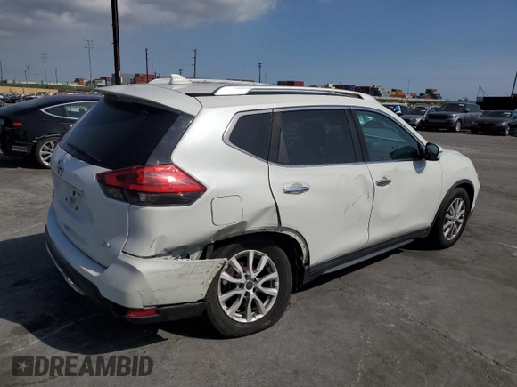 2017 Nissan Rogue SV with VIN KNMAT2MT7HP514507, listed as a Copart auction lot 51180695 with 97,025 mi miles and Salvage Title. Bid and sale history available at carsss.com. Image 3.