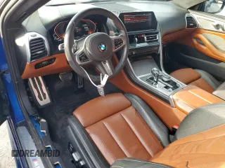 2019 BMW 8 Series M850i xDrive with VIN WBABC4C55KBU96089, listed as a Copart auction lot 77600764 with 25,133 mi miles and Non Repairable. Bid and sale history available at carsss.com. Image 8.