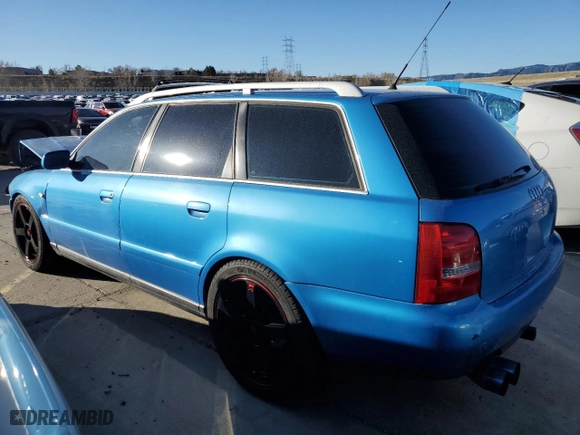 1999 Audi A4 with VIN WAUGD28D5XA326674, listed as a Copart auction lot 87131574 with 193,790 mi miles and Salvage Title. Bid and sale history available at carsss.com. Image 2.