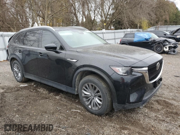2024 Mazda CX-90 Premium Sport with VIN JM3KKCHA0R1122731, listed as a Copart auction lot 80454474 with 20,371 mi miles and Salvage title. Bid and sale history available at DreamBid. Image 4.