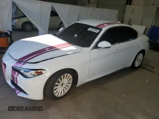 2021 Alfa Romeo Giulia with VIN ZARFAMANXM7645928, listed as a Copart auction lot 83039704 with 36,020 mi miles and Salvage Title. Bid and sale history available at carsss.com. Image 1.