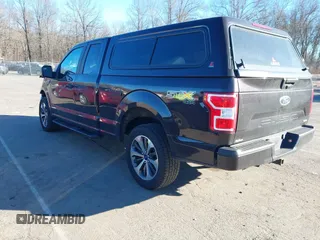2020 Ford F-150 XL with VIN 1FTEX1EP2LFB11664, listed as a IAAI auction lot 41298690 with 91,835 mi miles. Bid and sale history available at carsss.com. Image 3.