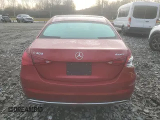 2022 Mercedes-Benz C 300 with VIN W1KAF4HB7NR064450, listed as a Copart auction lot 43190125 with 21,564 mi miles and Salvage Title. Bid and sale history available at DreamBid. Image 6.