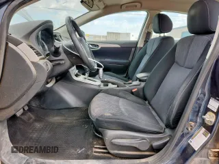 2014 Nissan Sentra SV with VIN 3N1AB7AP7EL653313, listed as a Copart auction lot 59536475 with 126,048 mi miles and Salvage title. Bid and sale history available at DreamBid. Image 7.