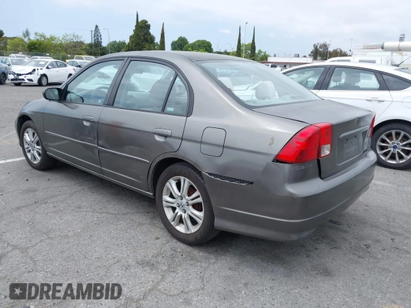 2005 Honda Civic VP with VIN 2HGES16335H632874, listed as a IAAI auction lot 42136118 with 260,883 mi miles and . Bid and sale history available at DreamBid. Image 3.