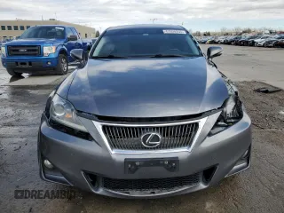 2012 Lexus IS 250 with VIN JTHCF5C29C5056580, listed as a Copart auction lot 47550255 with 116,140 mi miles and Salvage Title. Bid and sale history available at DreamBid. Image 5.