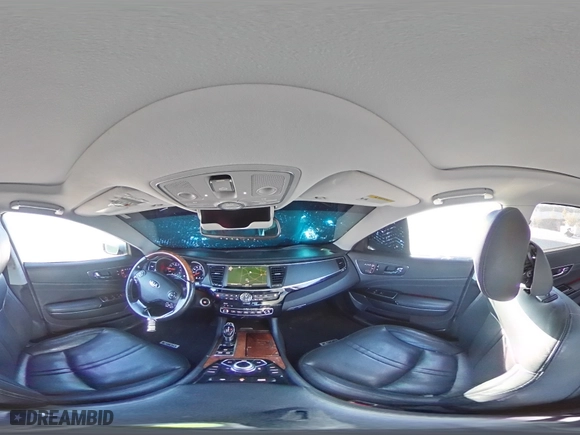 2015 Kia K900 Premium with VIN KNALU4D46F6027079, listed as a Copart auction lot 76315024 with 107,908 mi miles and Salvage Title. Bid and sale history available at carsss.com. Image 13.