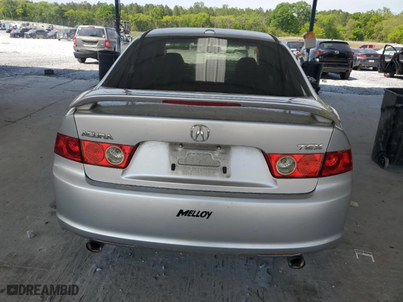 2007 Acura TSX with VIN JH4CL96807C008161, listed as a Copart auction lot 53359045 with 183,953 mi miles and Clean Title. Bid and sale history available at carsss.com. Image 6.