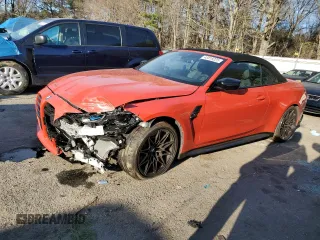 2024 BMW M4 Competition xDrive z VIN WBS33BA03RCP76190, wystawiony jako Copart lot #45919225 z przebiegiem 6 920 mil mil oraz Szkoda całkowita • Salvage title. Historia ofert i sprzedaży dostępna na DreamBid. Obrazek 1.
