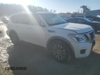 2020 Nissan Armada SL with VIN JN8AY2ND9L9109193, listed as a Copart auction lot 46491855 with 73,564 mi miles and Salvage Title. Bid and sale history available at carsss.com. Image 4.