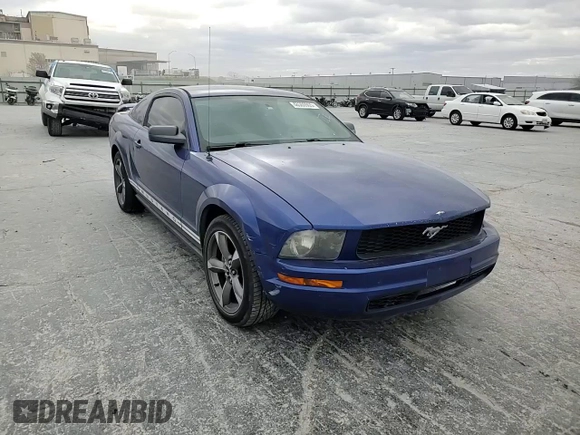 2005 Ford Mustang Deluxe with VIN 1ZVFT80N455129183, listed as a Copart auction lot 48500905 with 162,440 mi miles and Salvage Title. Bid and sale history available at carsss.com. Image 11.