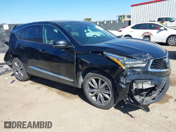 2021 Acura RDX Technology with VIN 5J8TC1H50ML014819, listed as a IAAI auction lot 41684916 with 46,720 mi miles and . Bid and sale history available at DreamBid. Image 1.