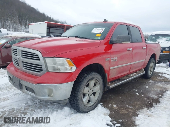 2018 Ram 1500 Big Horn with VIN 3C6RR7LT5JG140156, listed as a IAAI auction lot 41307883 with 119,650 mi miles. Bid and sale history available at carsss.com. Image 2.