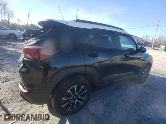 2023 Chevrolet TrailBlazer ACTIV with VIN KL79MSSL1PB217289, listed as a Copart auction lot 81580383 with 2,574 mi miles and Salvage Title. Bid and sale history available at DreamBid. Image 3.