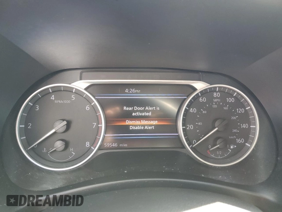 2021 Nissan Sentra SV with VIN 3N1AB8CV3MY321324, listed as a Copart auction lot 56465145 with 59,546 mi miles and Non repairable. Bid and sale history available at DreamBid. Image 9.