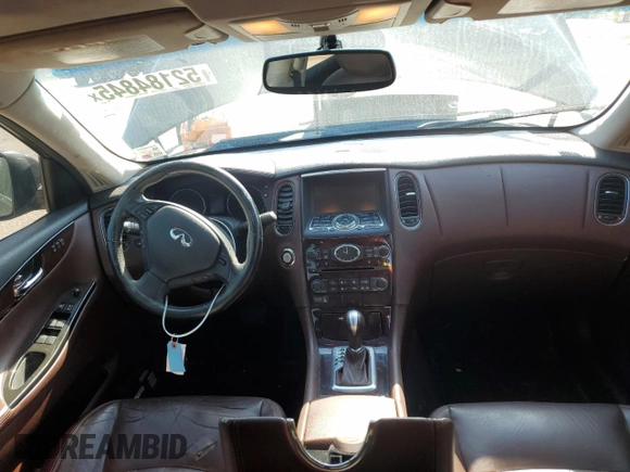 2012 Infiniti EX35 Journey with VIN JN1AJ0HP6CM400731, listed as a Copart auction lot 52184845 with 0 mi miles and Salvage Title. Bid and sale history available at carsss.com. Image 8.