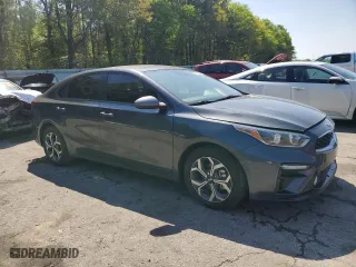 2021 Kia Forte LXS with VIN 3KPF24AD8ME386693, listed as a Copart auction lot 51935345 with 22,249 mi miles and Salvage Title. Bid and sale history available at carsss.com. Image 4.