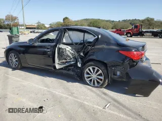 2017 Infiniti Q50 2.0t Sport with VIN JN1CV7AR2HM680804, listed as a Copart auction lot 75356934 with 117,524 mi miles and Salvage Title. Bid and sale history available at carsss.com. Image 2.