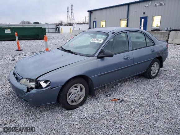 1999 Ford Escort LX with VIN 1FAFP10P6XW211371, listed as a Copart auction lot 82523444 with 122,534 mi miles and Salvage Title. Bid and sale history available at carsss.com. Image 1.
