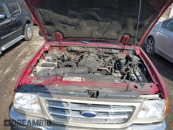 2001 Ford Ranger XLT Appearance with VIN 1FTYR14E21TA93687, listed as a IAAI auction lot 41414603 with 248,354 mi miles. Bid and sale history available at carsss.com. Image 10.