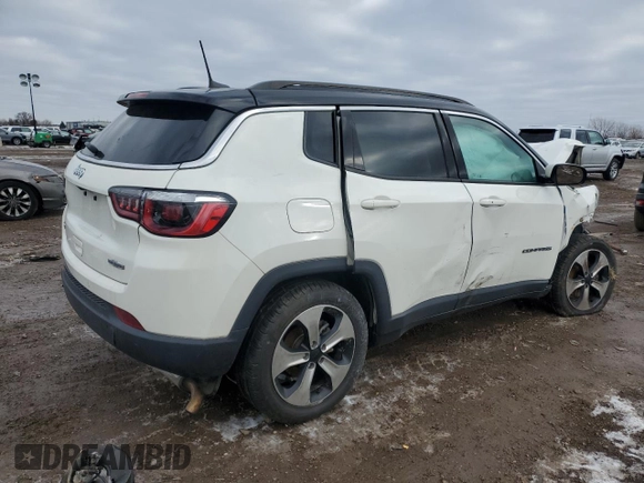2019 Jeep Compass Latitude with VIN 3C4NJDBB2KT600968, listed as a Copart auction lot 85966874 with Not provided miles and Salvage title. Bid and sale history available at DreamBid. Image 3.