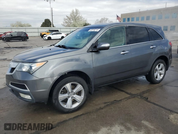 2012 Acura MDX z VIN 2HNYD2H24CH542091, wystawiony jako Copart lot #52818215 z przebiegiem 135 552 mil mil oraz Szkoda całkowita • Salvage title. Historia ofert i sprzedaży dostępna na DreamBid. Obrazek 1.
