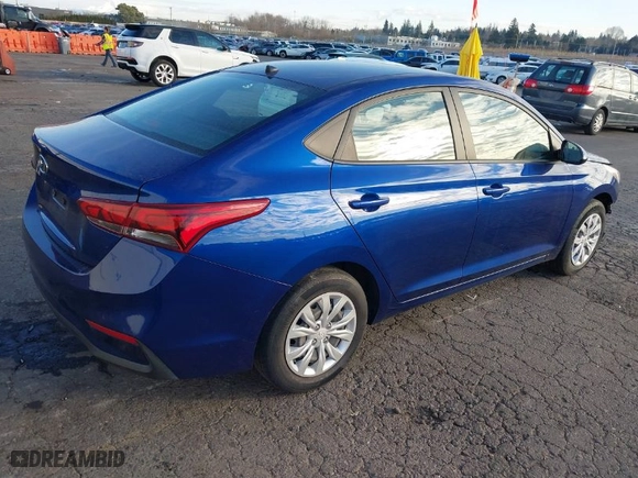 2021 Hyundai Accent SE with VIN 3KPC24A61ME130559, listed as a IAAI auction lot 41370471 with 41,693 mi miles. Bid and sale history available at carsss.com. Image 4.