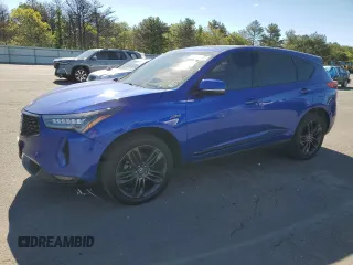 2022 Acura RDX w/A-Spec Package with VIN 5J8TC2H6XNL010194, listed as a Copart auction lot 57572165 with 33,100 mi miles and Salvage title. Bid and sale history available at DreamBid. Image 1.