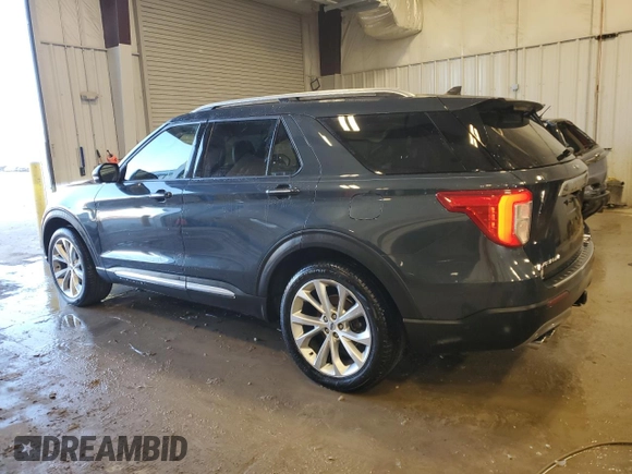 2022 Ford Explorer Platinum with VIN 1FM5K8HC1NGB67474, listed as a Copart auction lot 87109604 with 49,117 mi miles and Salvage Title. Bid and sale history available at carsss.com. Image 2.