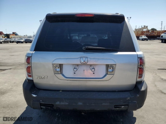 2007 Honda Pilot LX with VIN 5FNYF281X7B012081, listed as a Copart auction lot 52637735 with 142,729 mi miles and Salvage Title. Bid and sale history available at carsss.com. Image 6.